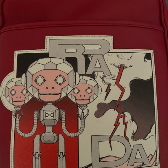 red messenger men bag - Picture 2 of 5